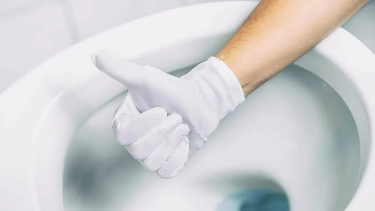 Eenvoudige manier om kalkaanslag uit het toilet te halen